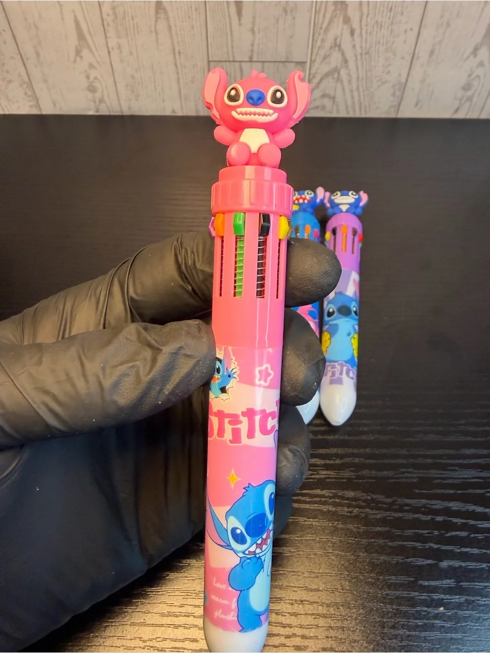 4Pcs Lilo And Stitch Character Multi-Color Retractable Pens for Kids